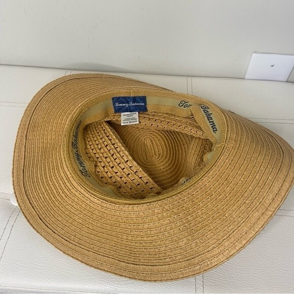 Tommy Bahama Straw Sun Hat Size Large XL Paper Braid Coolmax SPF 50+ Beach Sun main image 8